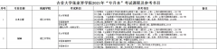 2021年吉首大学张家界学院专升本考试科目